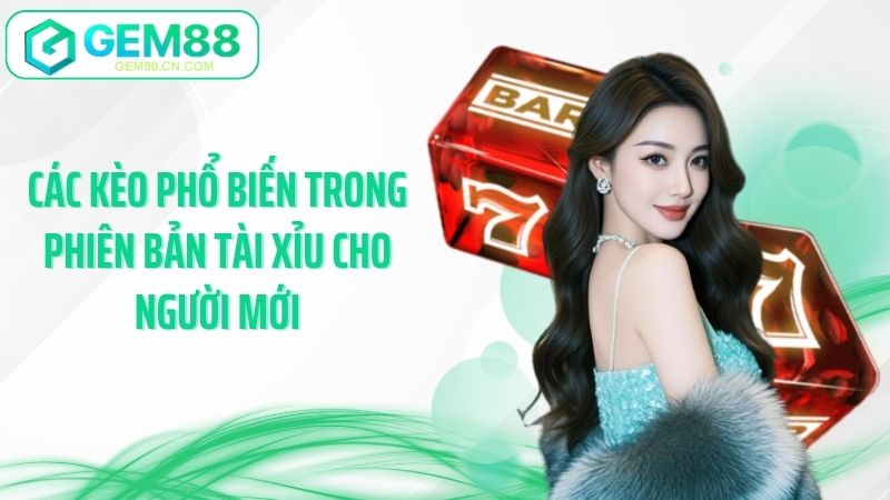 Các kèo phổ biến trong phiên bản tài xỉu cho người mới