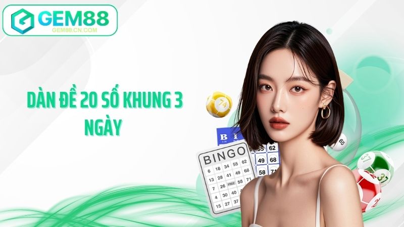 Dàn Đề 20 Số Khung 3 Ngày Gem88 - Công Thức Nuôi Khung Chuẩn