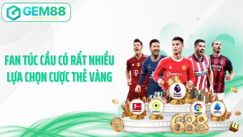 Fan túc cầu có rất nhiều lựa chọn cược thẻ vàng